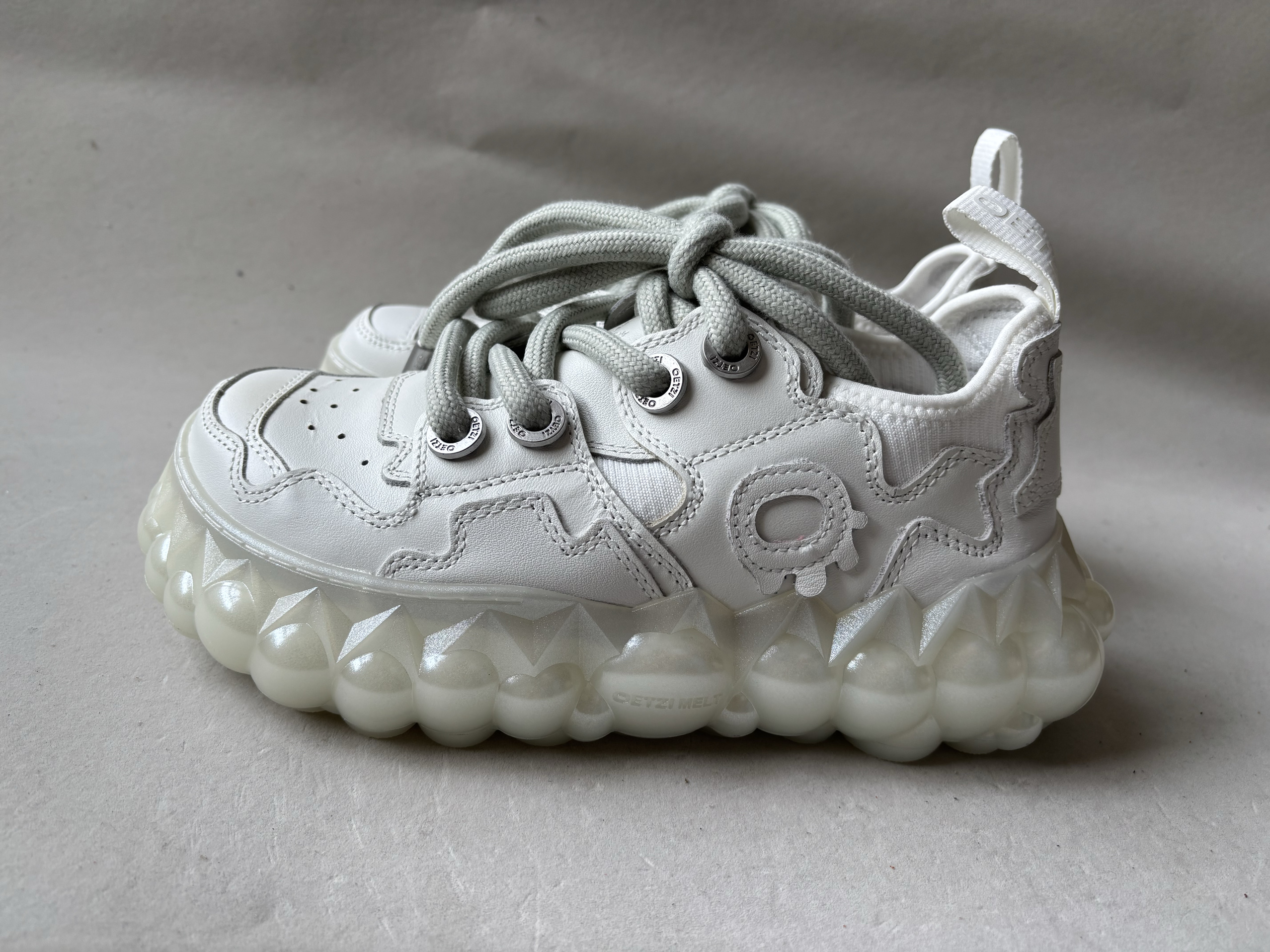 新款otz/oetzi冰人奥兹冰川情侣拼色潮鞋厚底大头复古男女丑萌鞋