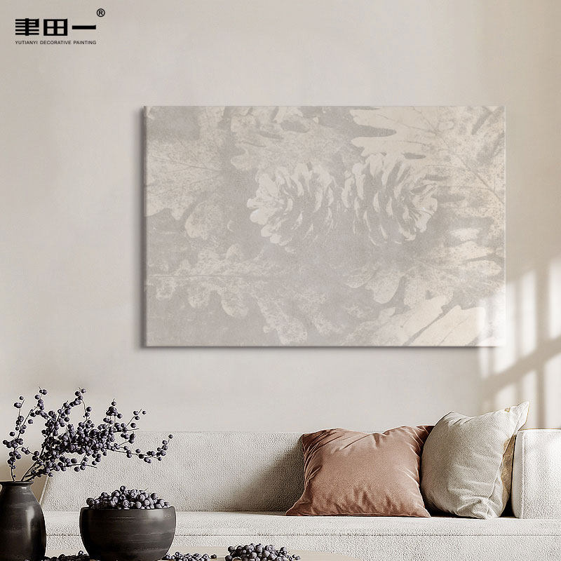 原创侘寂风样板间装饰画赤贫风禅意复古怀旧壁画展厅民宿卧室挂画