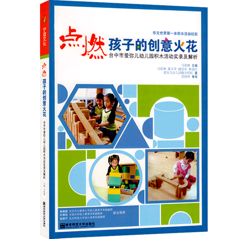 点燃孩子的创意火花幼儿园积木活动实录解析南京师范大学出版社园长管理教师教材幼师幼教老师教研专业类3到6岁发展指南用书籍