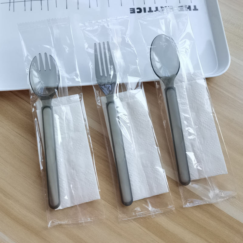 加纸巾叉勺子独立包装