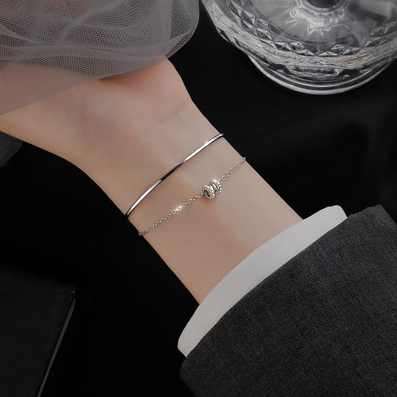 小蛮腰设计师双层轻奢手饰品