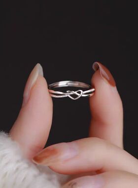 心心相印戒指女轻奢小众指环