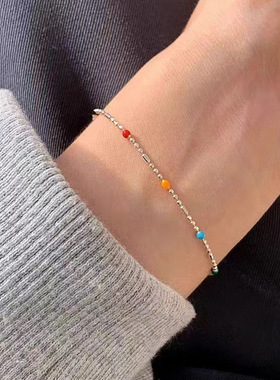多巴胺手链ins简约女饰品