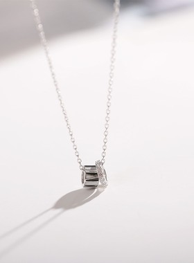 双环项链女款轻奢小众