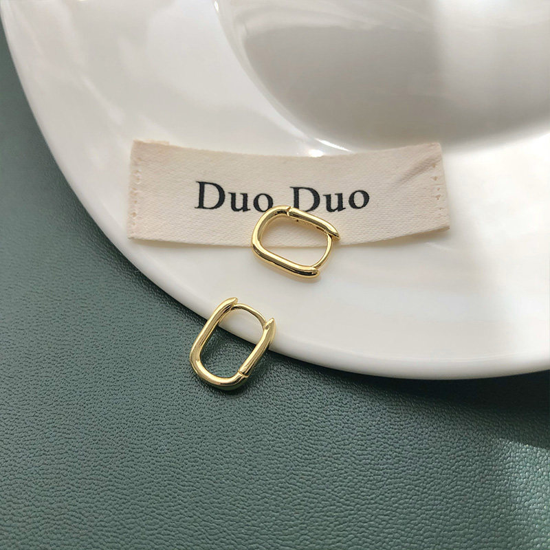 圆圈小众时尚耳环银针