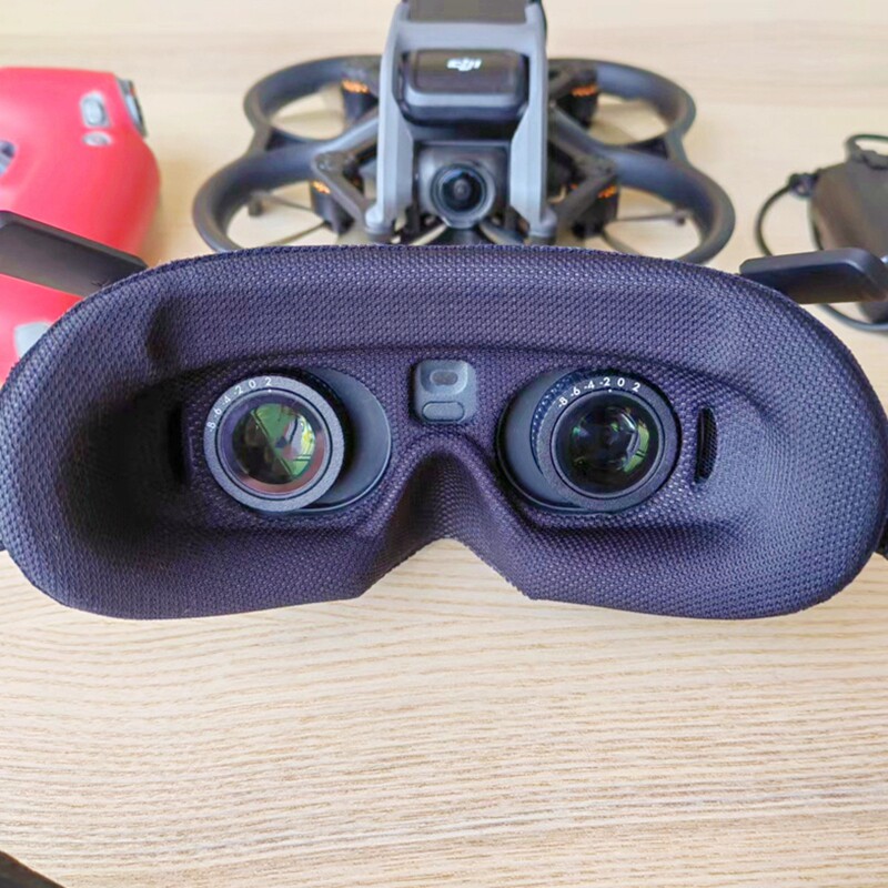 DJI 아바타에 적합 DJI 고글 2 아이 마스크 스폰지 마스크 빛 누출 방지 G2 헤드 밴드 착용 안경 렌즈 커버