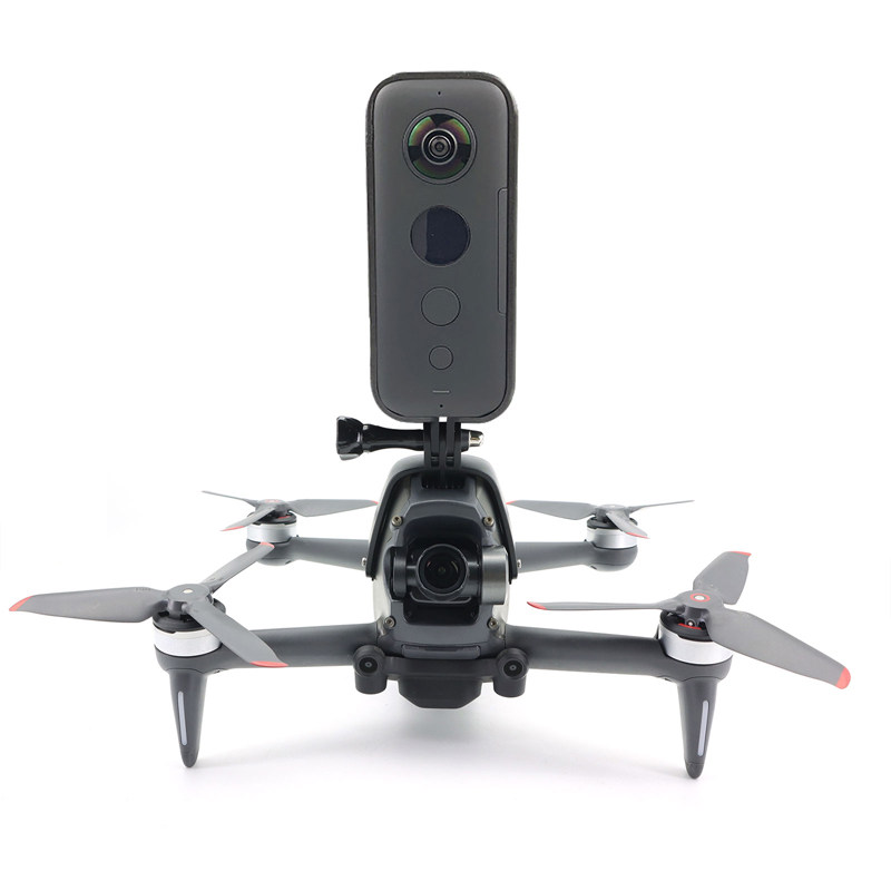 DJI DJI FPV 횡단 기계 상단 브래킷 GOPRO 카메라 설치에 적합 INSTA 고정 버클 클립 액세서리