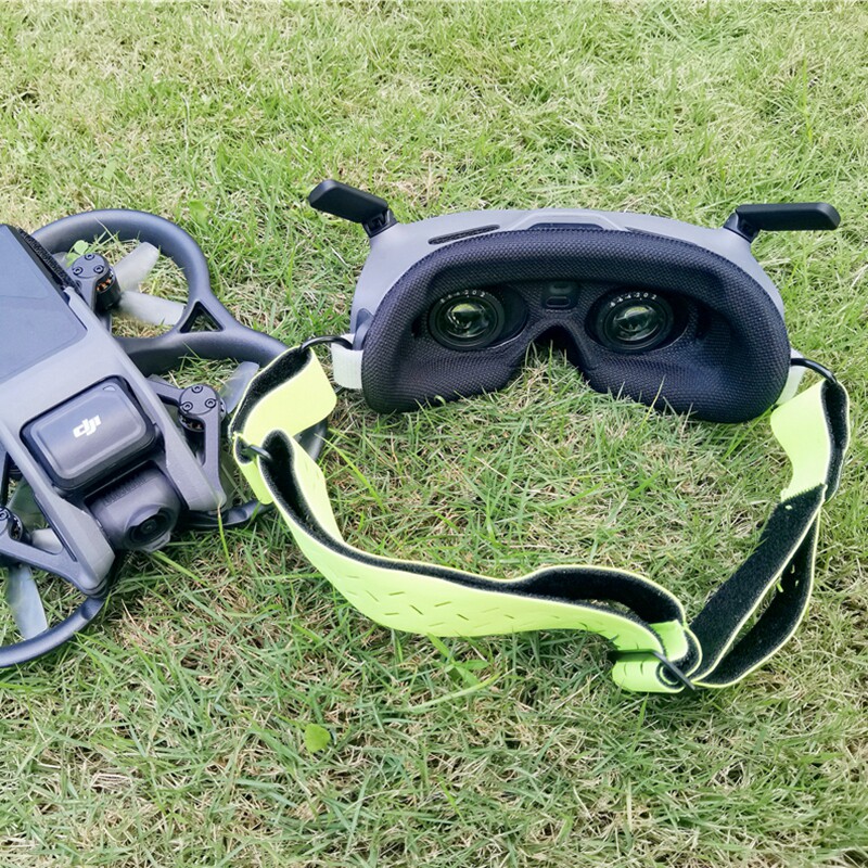 DJI 아바타에 적합 DJI 고글 2 아이 마스크 스폰지 마스크 빛 누출 방지 G2 헤드 밴드 착용 안경 렌즈 커버