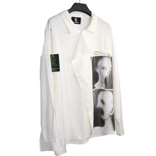 【sharkcolor】remake白衬衫长袖小众设计感衬衣外套别致上衣宽松