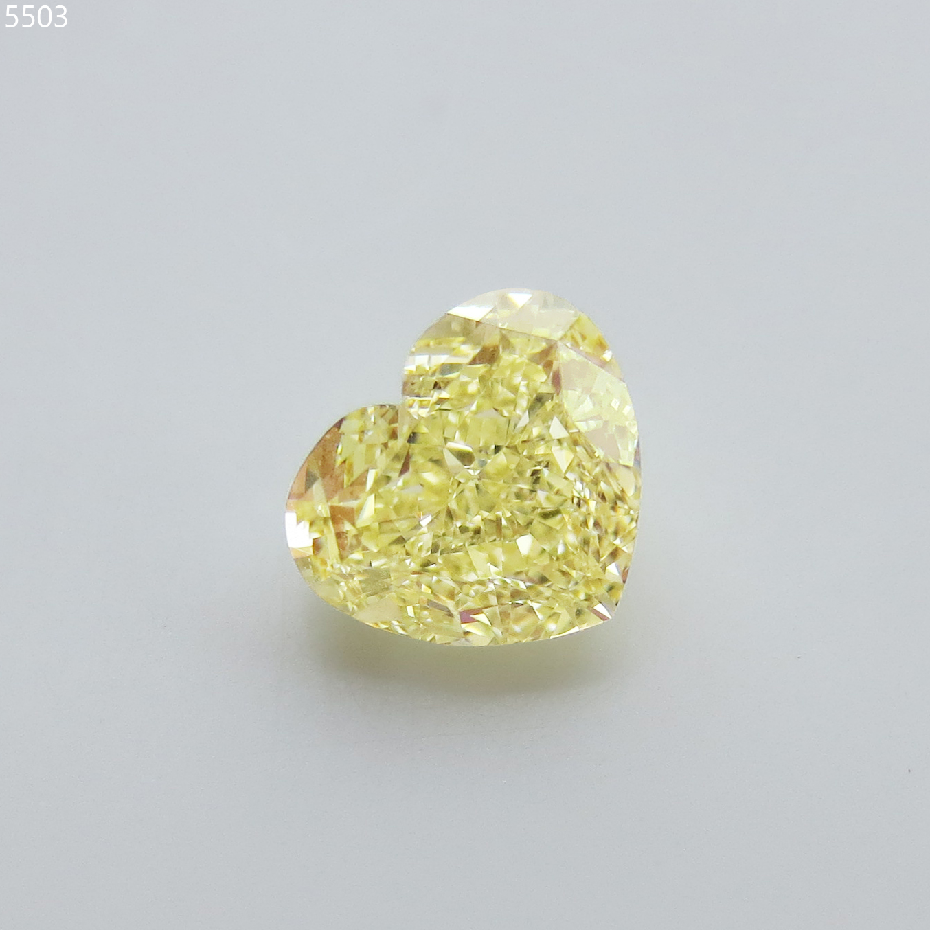 2.01 FLY VS2爱心淡彩黄 GIA心形黄钻彩钻 鸽子蛋
