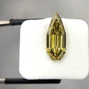 FBGY 天然钻 SI1 GIA证书 鸽子蛋 变色龙水滴 5.01