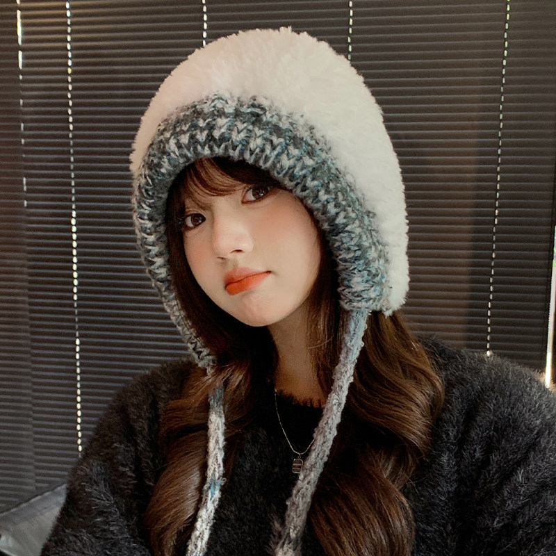 针织帽女冬季2024新款韩版百搭包头堆堆帽保暖护耳冷帽可爱毛线帽,服饰配件/皮带/帽子/围巾,帽子,淘宝优惠券,粉丝福利购,淘宝优惠卷