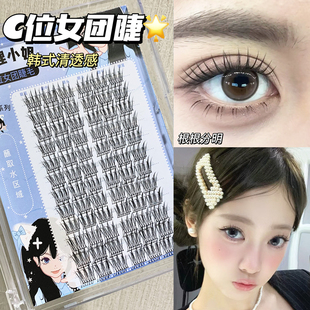 哩哩小姐甜酷C位女团爱豆假睫毛自然仿真三部曲单簇分段式 眼睫毛