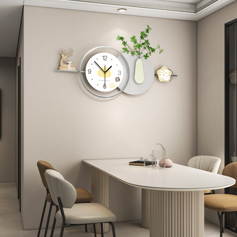 久久达钟表挂钟客厅轻奢高档简约现代时钟挂墙2025新款高级感创意