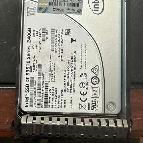 议价-HP 805363-001 804587-B21 240G