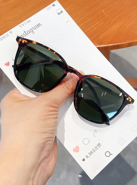 日系复古玳瑁色超轻偏光太阳眼镜