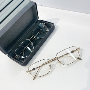 檀健次同款GM平价款眼镜框2024新款Aba近视男款可配度数轻金丝架