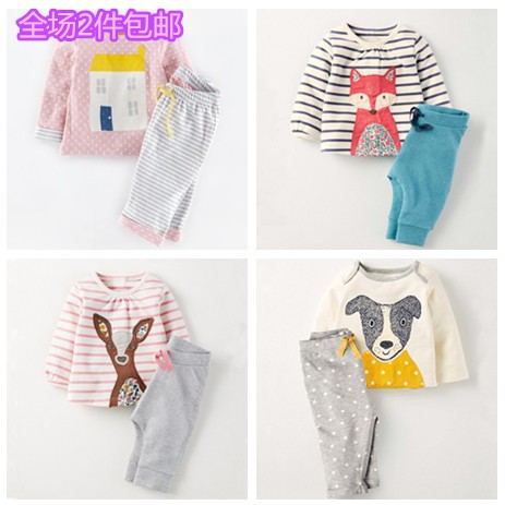 mamaven外贸春秋长袖女宝裤子