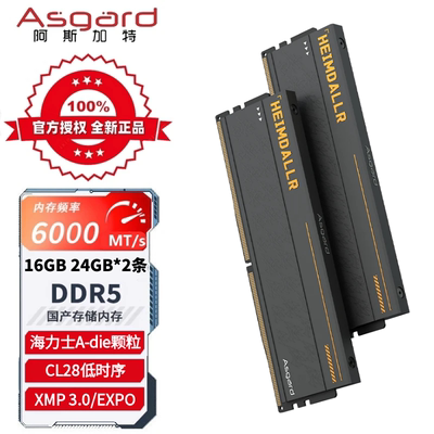 阿斯加特DDR5台式机内存条