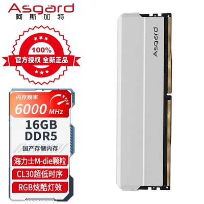 阿斯加特DDR5台式机内存条