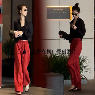 女装 时尚 高级感长袖 显瘦休闲裤 两件套 轻薄衬衫 炸街欧货2025夏新款
