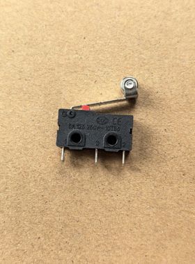 银点微动开关ZW12-N带柄滚轮铁片小型行程限位KW4AS/KW11自复位5A