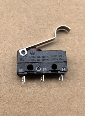 防水10A微动开关WS1-F小型自复位点动行程限位开关3脚常开常闭