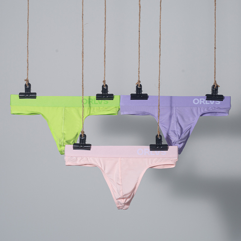 ORLVS小红书同款丁字裤性感低腰莫代尔比基尼半包臀短裤衩OR6206