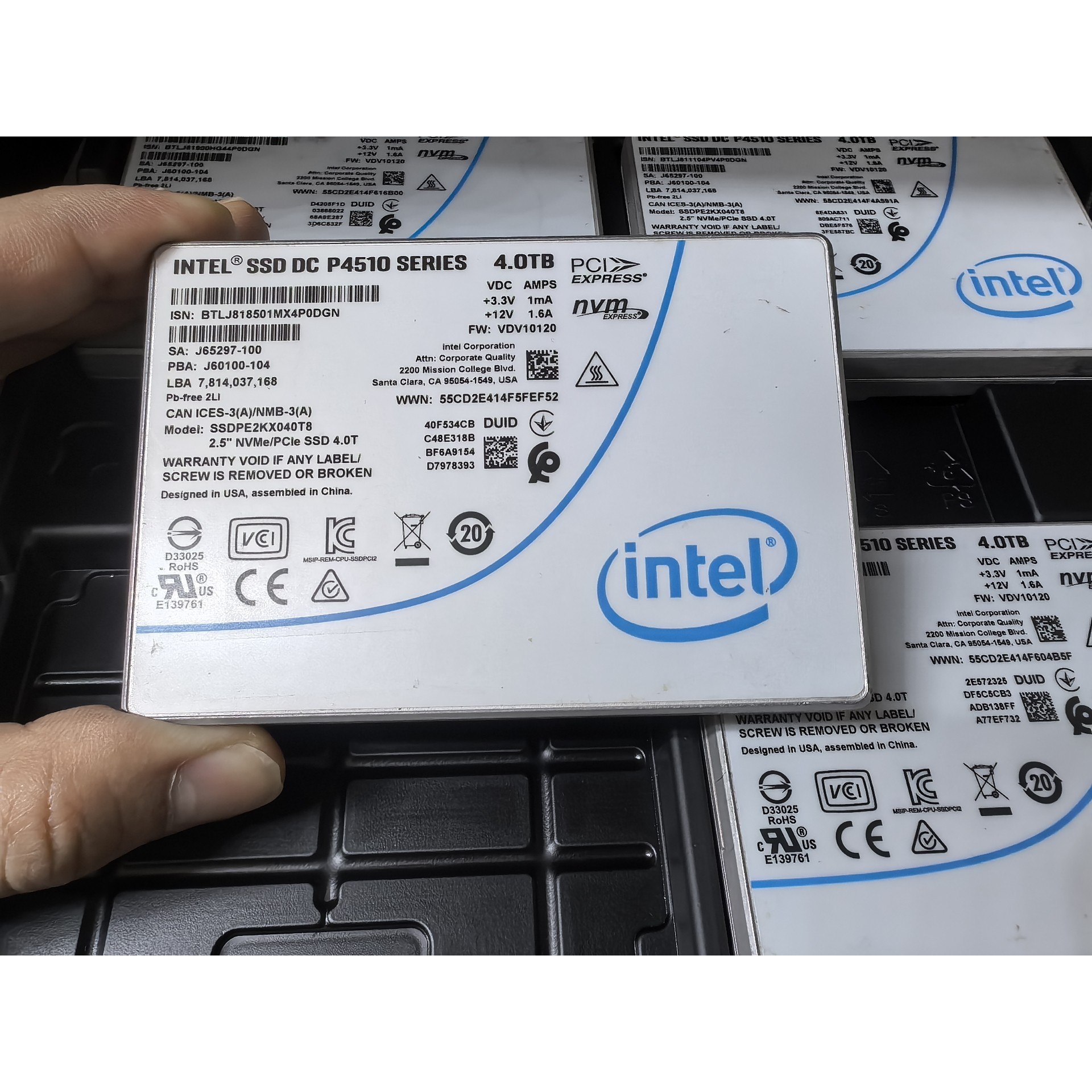 (议价)INTEL 英特尔 P4510 4T U.2接口 2.5寸询价