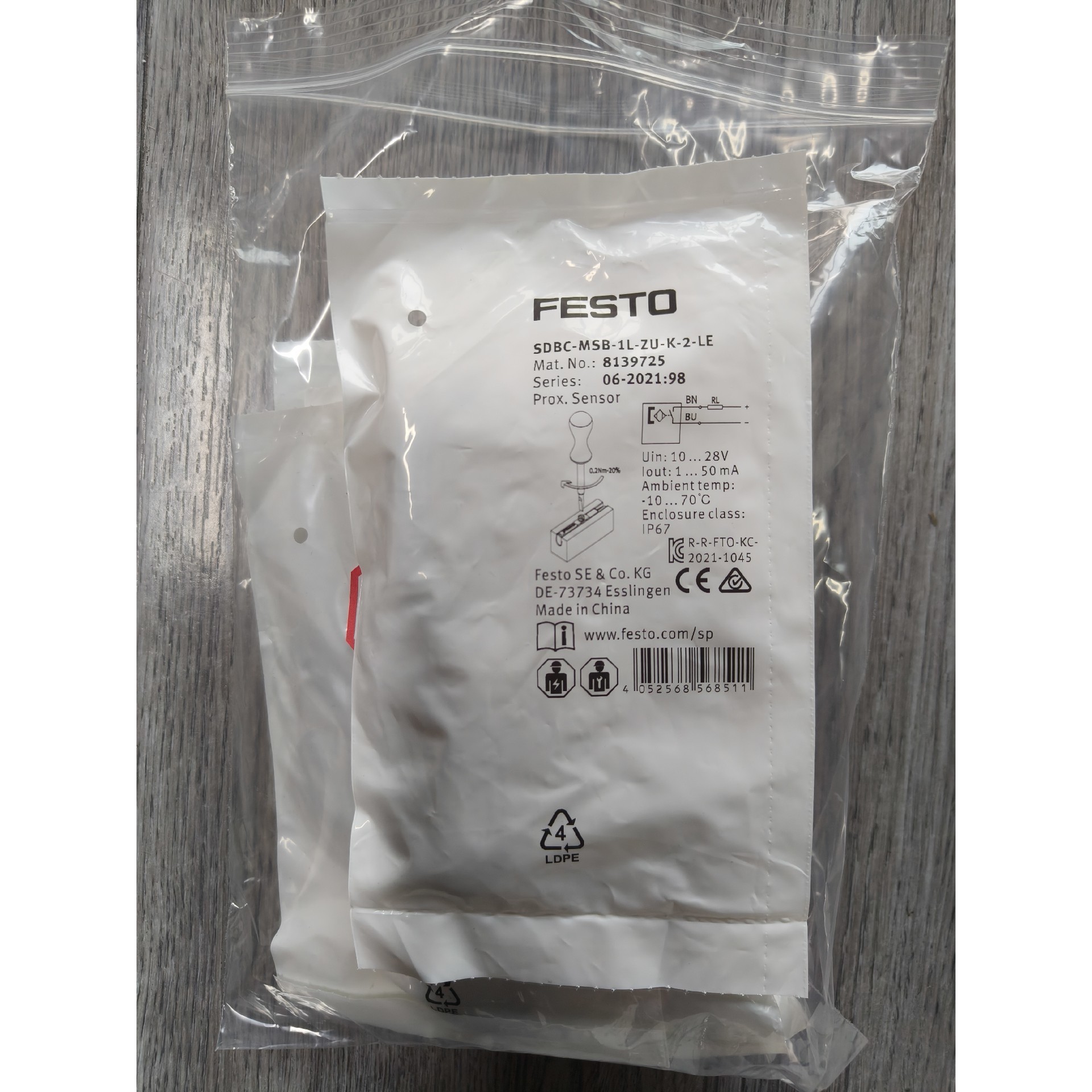 (议价)【出】费斯托FESTO磁性开关SDBC-MSB-1L-ZU-询价