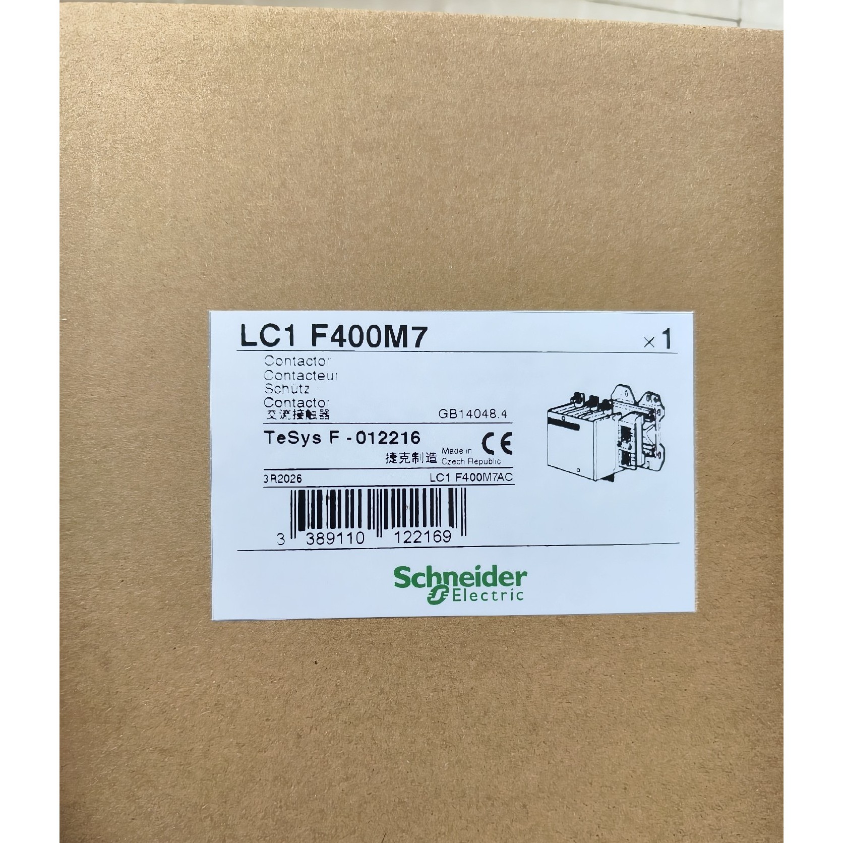 (议价)施耐德LC1F400,LC1F400M7接触器,全新正品,数询价