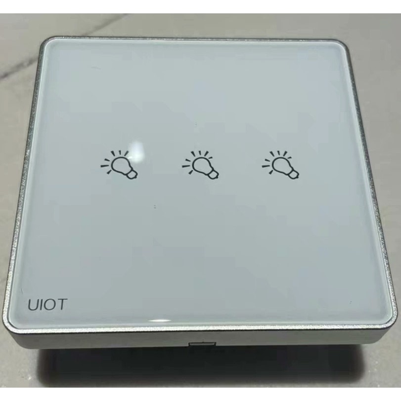 (议价)Uiot超级智慧家  紫光物 智能开关面板pro白 三开 二询价