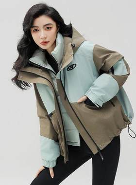 两件套羽绒棉服冬季反季