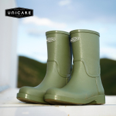 2025新款 UNICARE中筒小尾巴女士雨靴 防水防滑雨鞋 上市