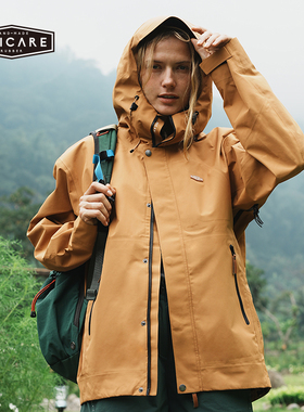 UNICARE全天候专业硬壳冲锋衣 户外防风防水男女 登山滑雪服