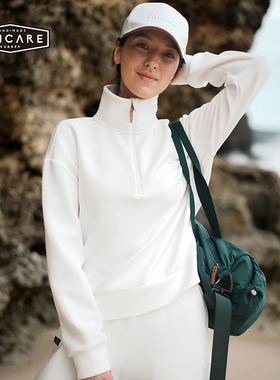 UNICARE半开拉链卫衣女 春秋保暖毛线衣 时尚长袖针织衫 2025新款