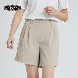 UNICARE花园系列百慕大短裤五分裤 运动休闲户外三分裤子2026新品
