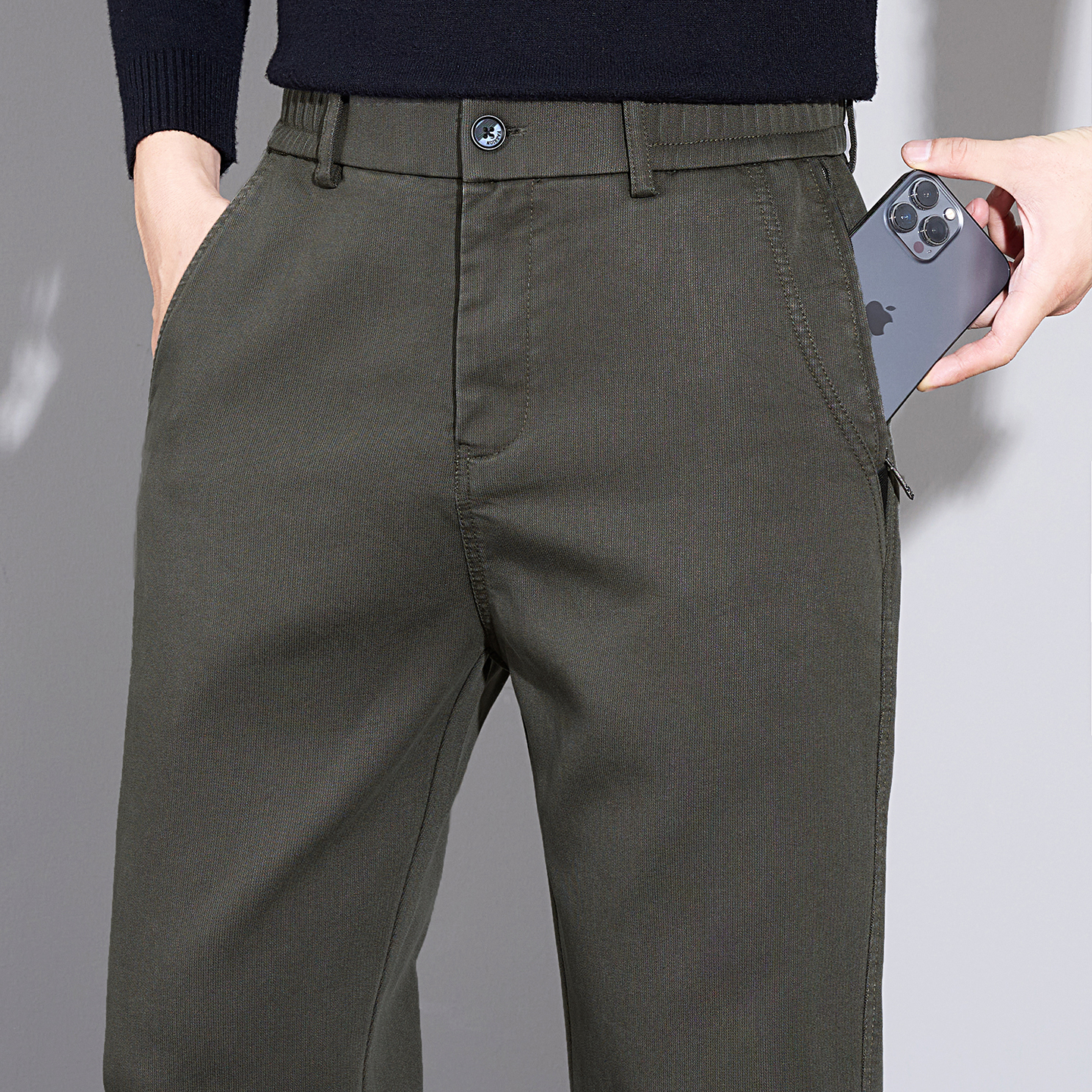 高端春秋款男士商务休闲裤