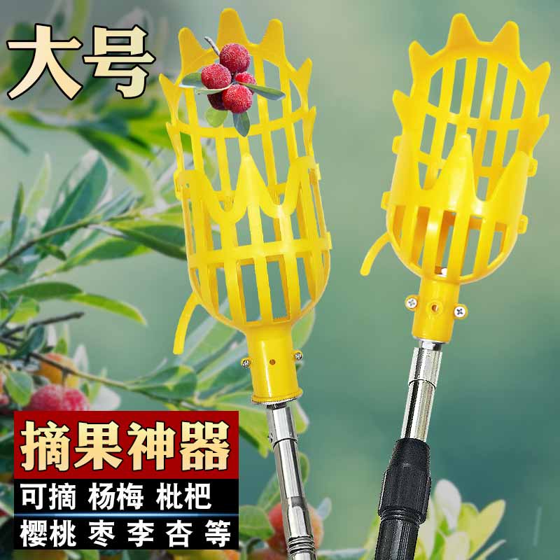 2-7米高空可伸缩杨梅柿子摘果器