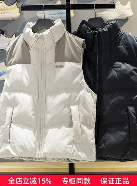 李宁羽绒马甲男子2025新款反伍系列80%鸭绒保暖防泼水马甲AMRV029