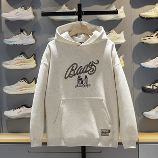 李宁卫衣男子2026春季新款反伍BADFIVE宽松套头连帽卫衣AWDW025