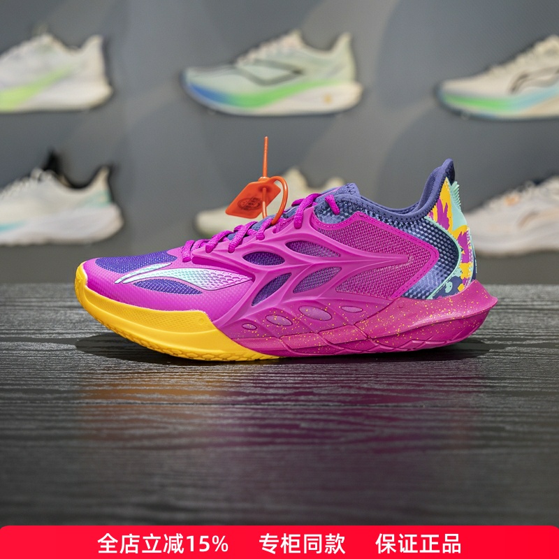 李宁闪击12减震回弹低帮篮球鞋