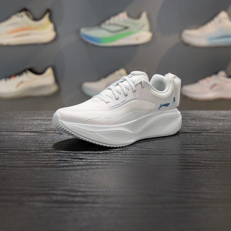 李宁惊鸿COMFY丨缓震保护跑鞋女2026新款厚底柔软低帮跑鞋ARHW008,运动鞋new,跑步鞋,淘宝优惠券,粉丝福利购,淘宝优惠卷