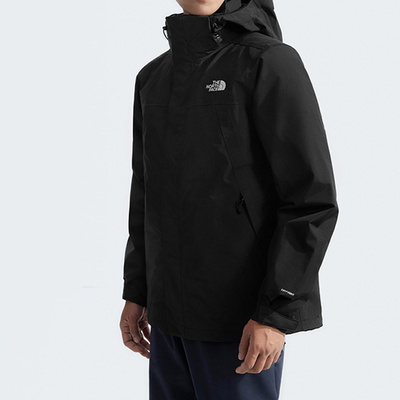 北面秋冬羽绒内胆三合一冲锋衣