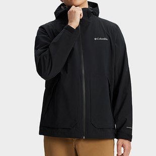 2024春夏新款哥伦比亚户外冲锋衣男防水防风单层机织外套WE0505