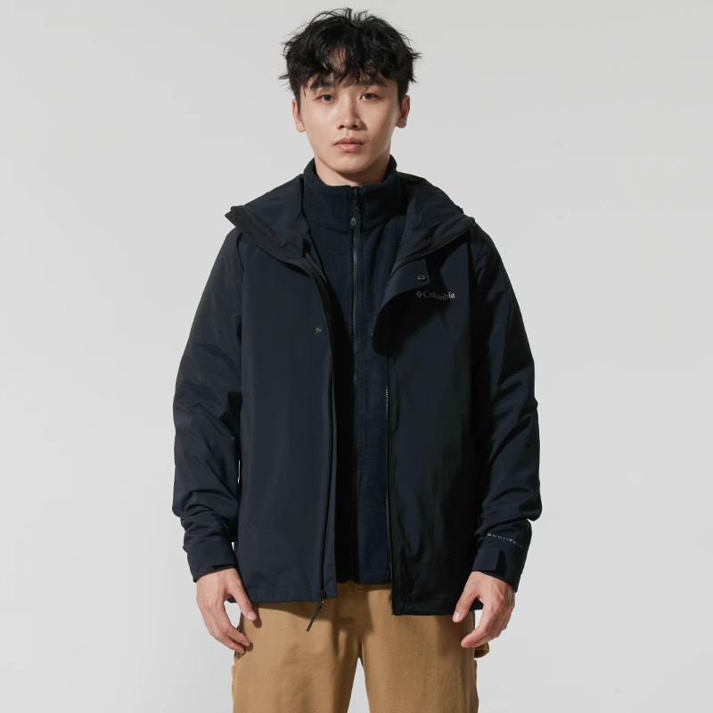 Columbia哥伦比亚外套男2025秋冬新款户外运动服三合一夹克上衣