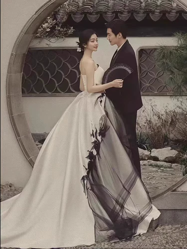 Топ без лямок, ретро свадебное платье для влюбленных