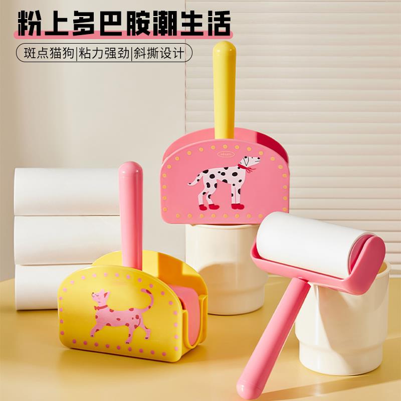 立式粘毛器滚筒去毛神器可撕式粘毛滚筒器去衣服猫毛强力除毛滚刷