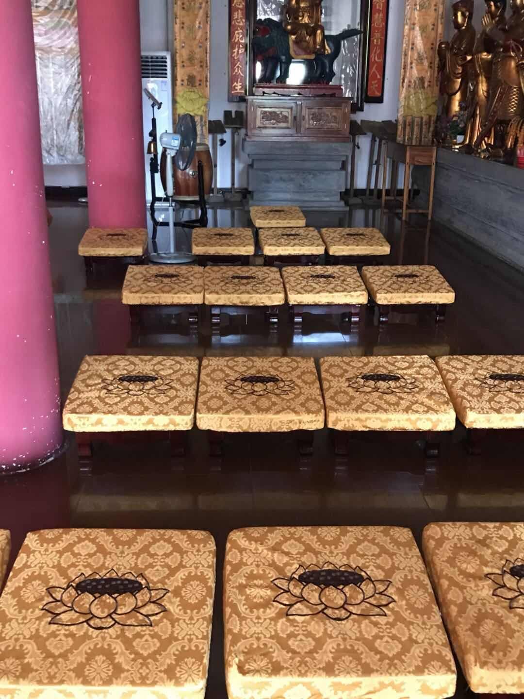 外套四方木脚皮拜椅专用外套拜椅套蒲团坐垫套禅修坐垫拜忏蒲团