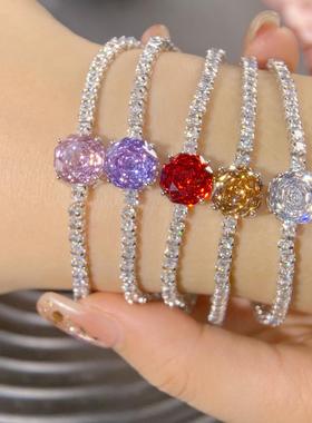 2025年新款玫瑰花手饰手链轻奢小众精致高级感女生礼物首饰送女友